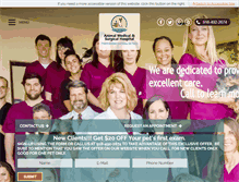 Tablet Screenshot of amshpetvet.com